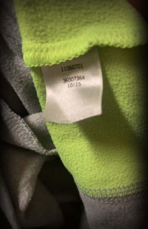 Victoria's Secret PINK Ultimate Funnel Neck Gray Neon Pullover - Picture 8 of 8